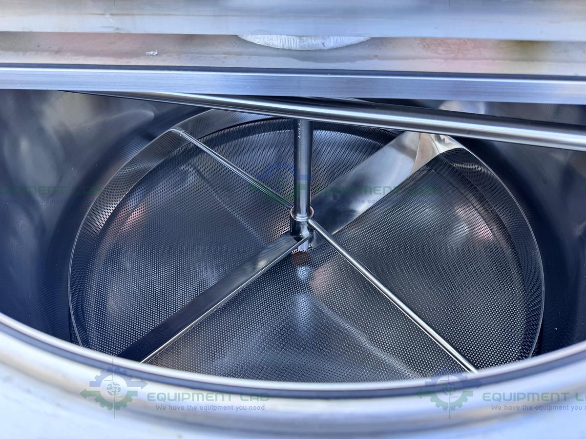 Used Allegheny Bradford 174 Liter Jacketed Nutsche Filter / Agitated Dryer