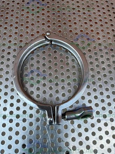 Used Stainless Steel  Heavy Duty Clap w/ 5" OD