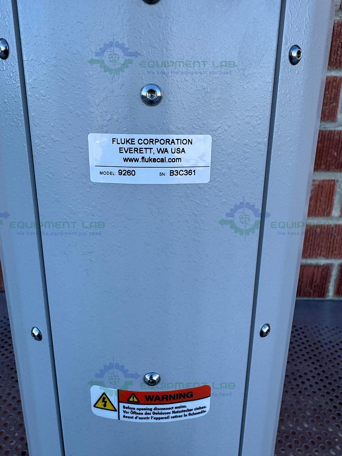 Used Fluke 9260 Mini Fixed Point Cell Furnace 50 °C to 660 °C, 1200 Watts, 115 VAC