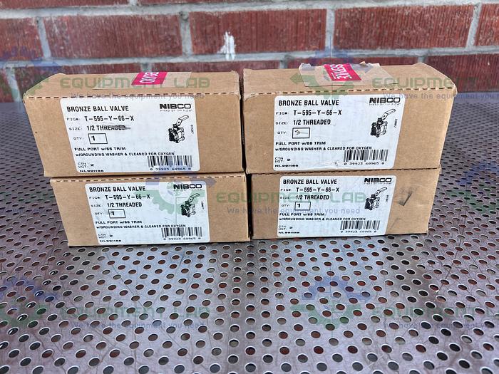 Nibco  T-595-Y-66-X Bronze Ball Valve 1/2" Threaded