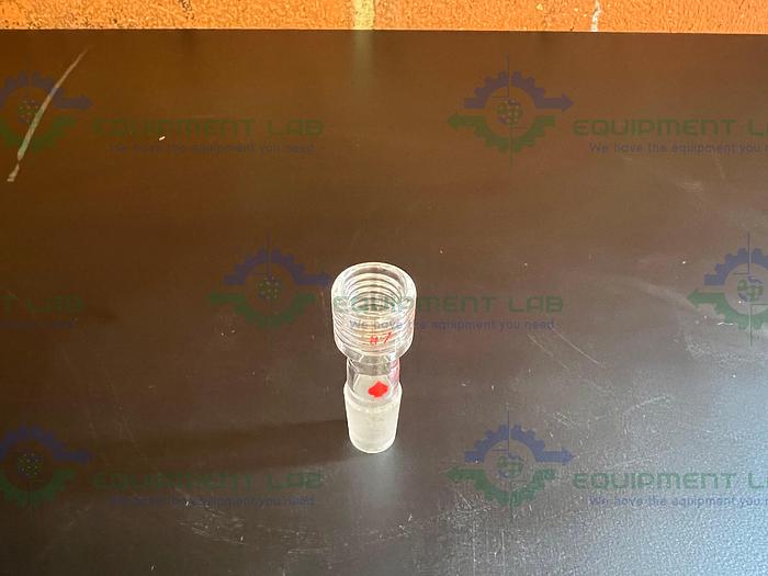 Used Ace Glass Straight-Thru Adapter w/ 14/20 Joint to #7 Threaded