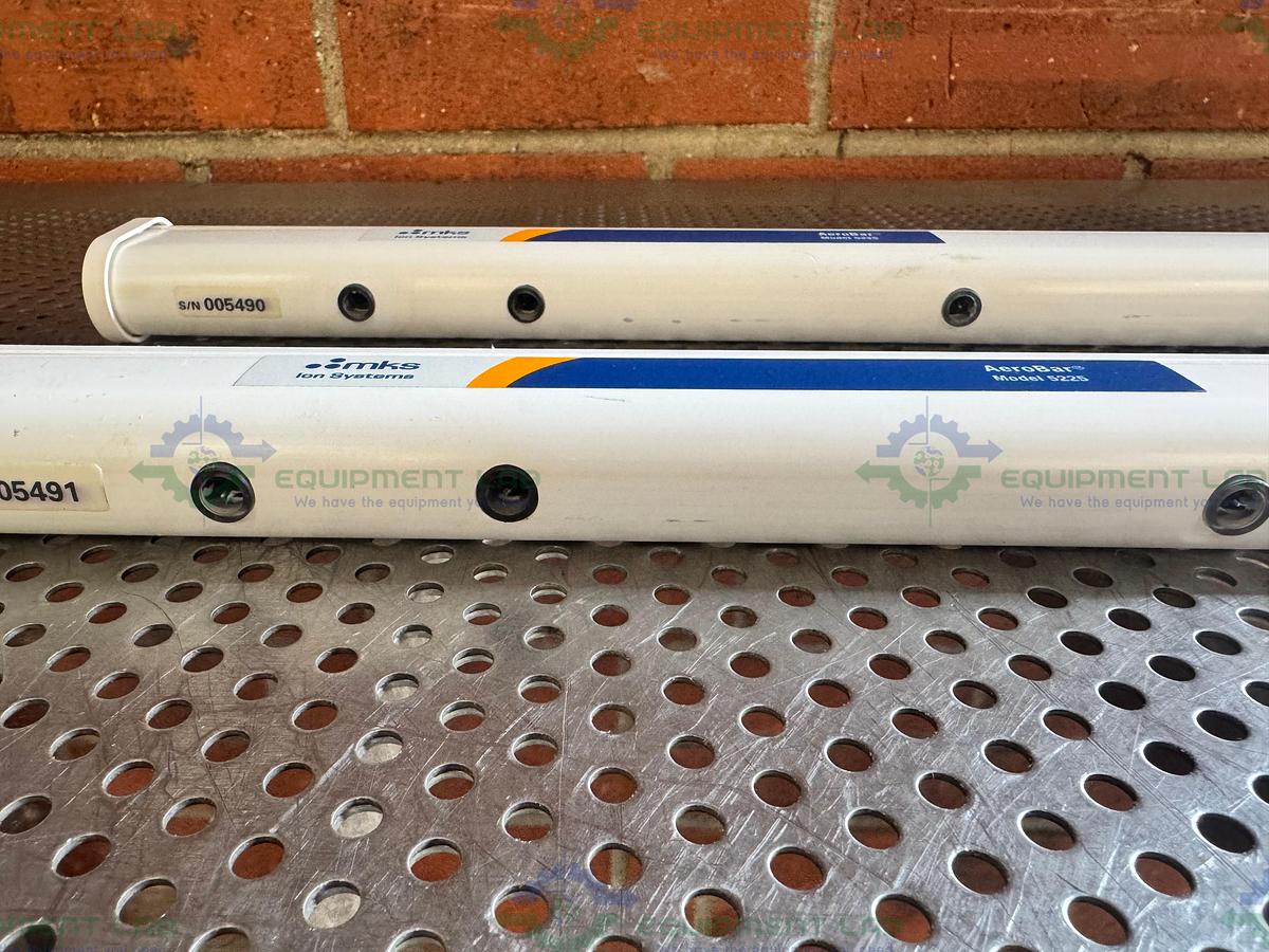 Used MKS 5225 AeroBar Static Elimination Ionizing Bar 44" w/ Interface Module