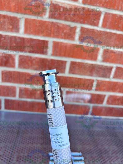 Used Sani Tech   6" Silicone Hose w/ 1/2" Sanitary Fitting