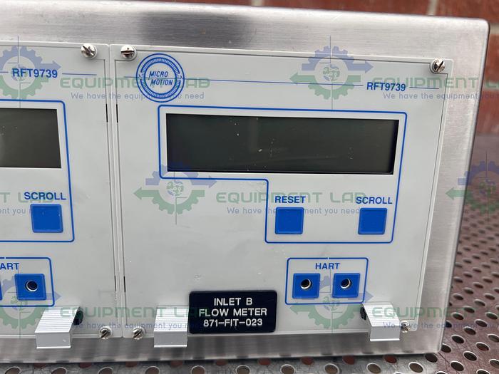 Used Lot of 2 - Micro Motion RFT9739R1EUS Elite Remote Flow Transmitter