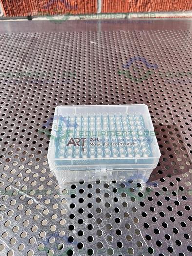 Used Box of 10 - Art  2769-HR SoftFit-L Filtered Pipette Tips in Hinged Racks 200 μL