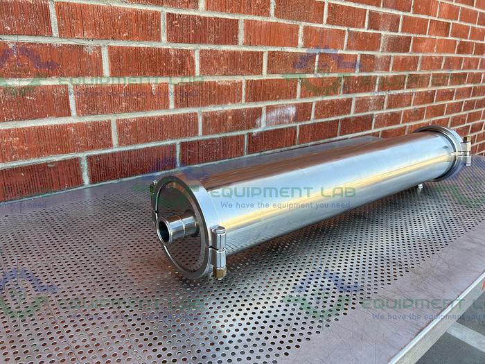 Used Unbranded Stainless Steel Shell and Tube Heat Exchanger 6" x 40"