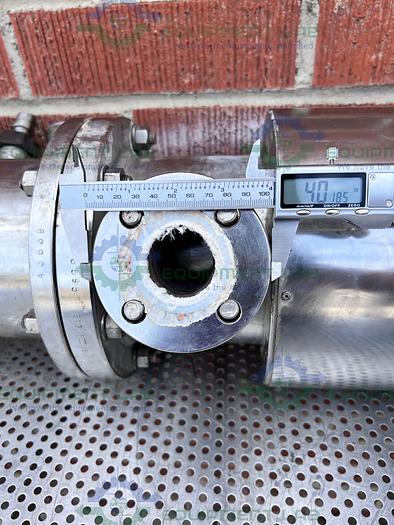 Used Finn-Aqua  Stainless Steel Jacketed Heat Exchanger 9" x 80"