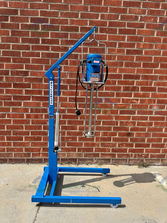 Used Silverson DX60 Homogenizer High Shear Batch Mixer w/  D Stand, 3 HP Motor