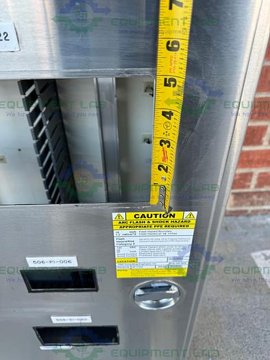 Used Stainless Steel  Industrial Control Panel Enclosure 11" x 24" x 48"