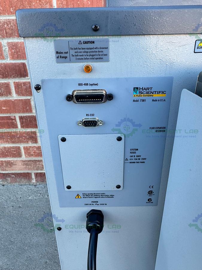 Used Fluke Calibration Hart Scientific 7381 Deep-Well Compact Bath –80 °C to 300 °C