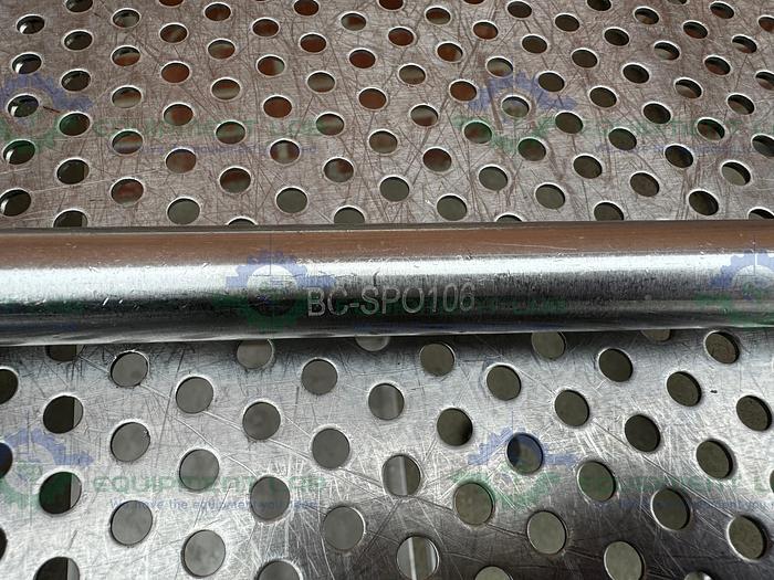 Used Lot of 3 - 316 Stainless Steel Pipe Straight Connector 9" x 3/4"