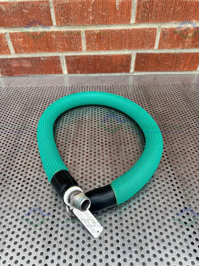 Used Huber Insulated Chiller Hose 48" w/ 1" Threaded Fitting to KF40