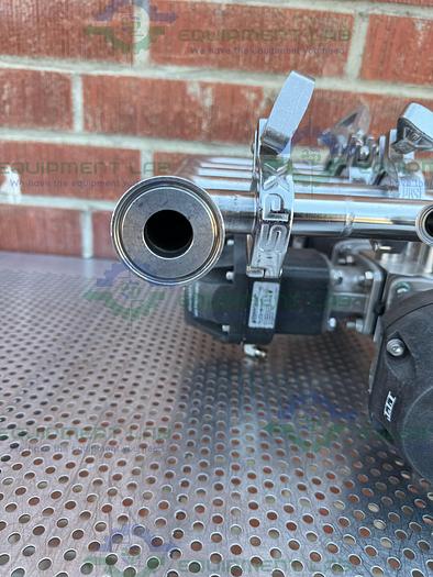 Used 5 ITT Pure Flo Advantage Stainless Steel Diaphragm Valve w/ 1" Sanitary Fitting