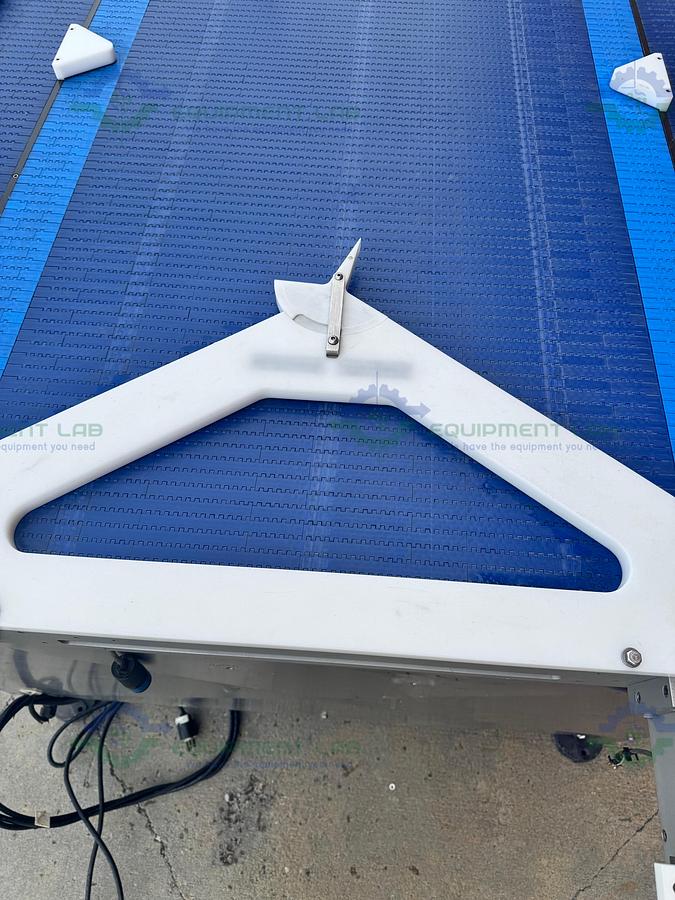  for parts or not working Dabrico Stainless Steel Reflow Surge Accumulation Feed Table Conveyor 46" x 84"