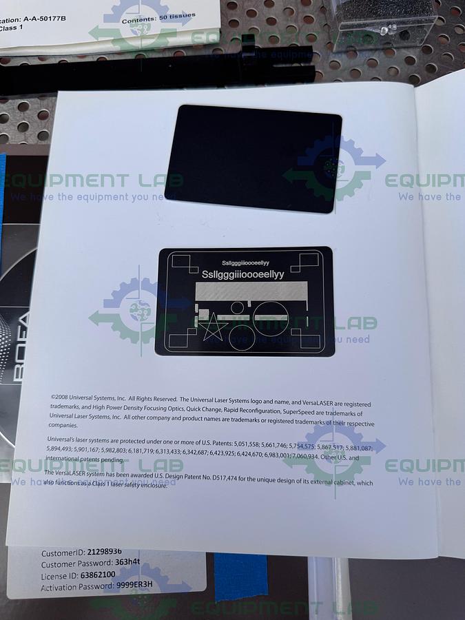 Used Universal Laser Systems ILS9.75 Laser System 36" x 24", 1190 m3/hr at 1.5 kPa