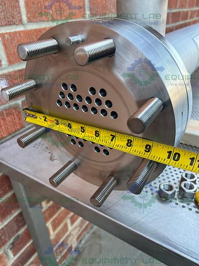 Allegheny Bradford 316L Stainless Steel U - Tube Style Heat Exchanger 10" x 92"
