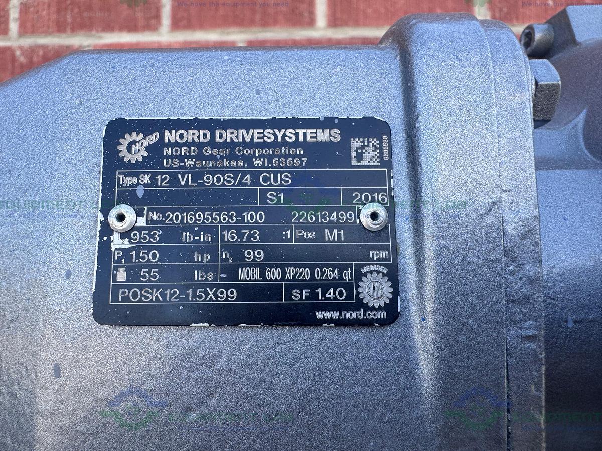 Used Lee 350 Liter Scrape Agitation Stainless Steel Half Jacketed Reactor w/ VFD