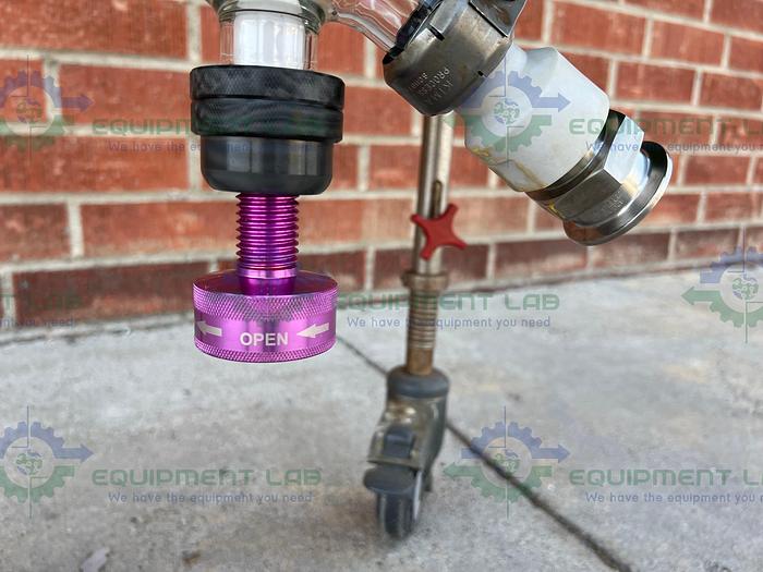 Used Chemglass  20 Liter Jacketed Glass Reactor w/ Chemglass Overhead Stirrer