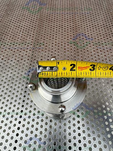 Used Glacier Tanks  SGF-TW-G150-KFM-9MM Tri Clamp Inline Sight Glass 1 1/2" Fitting