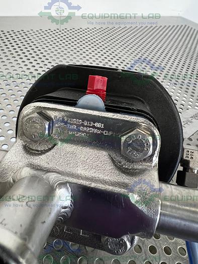 Used 2 ITT Pure-Flo A208 Diaphragm Valves 90PSI w/ 3/4" and 1" Sanitary Fittings