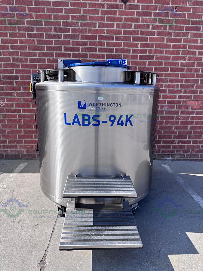 Used Worthington Industries LABS-94K  Liquid Nitrogen Cryogenic Storage Tank