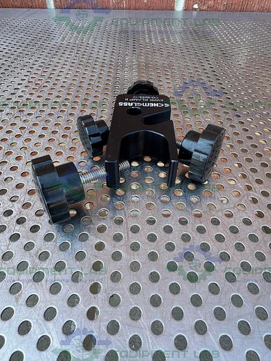 Used Chemglass CG-1969-M-26 M30 Stainless Steel Ball Valve Male to Female 3/4"