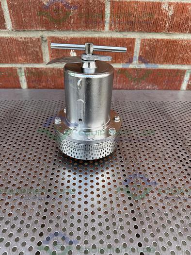 Used SteriFlow 96 Manual Low to High Flow Sanitary Back Pressure Regulator 3/4"