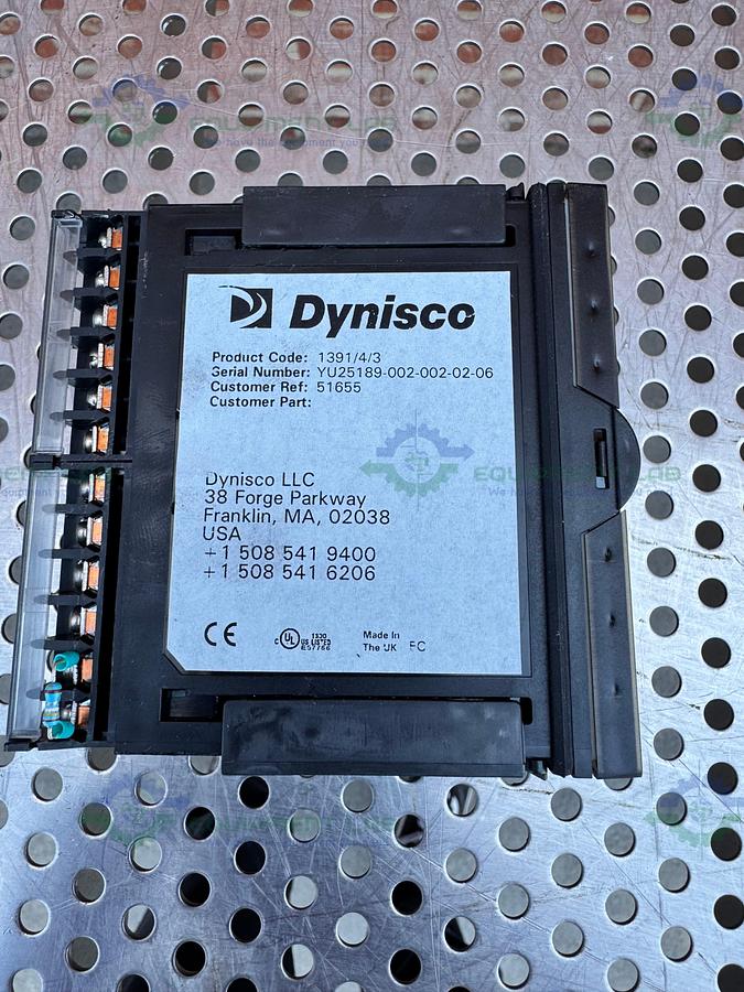 Used Dynisco 1391 /4/3 Linear Input Indicator 5-digit LED Display