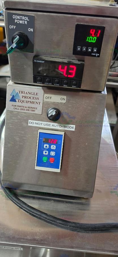 Used Triangle Process Quattroflow Q4400SU 4-Piston Diaphragm Pump w/ 3 HP Motor