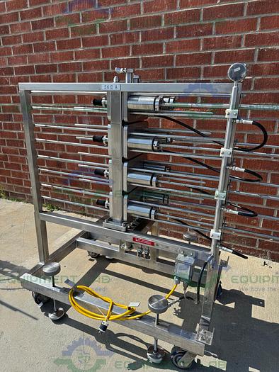 Used Millipore  Stainless Steel Pellicon 2 Cassette Filter Holder Stack of 8