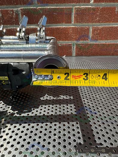 Used 4 ITT Pure Flo Advantage Stainless Steel Diaphragm Valve w/ 1" Sanitary Fitting