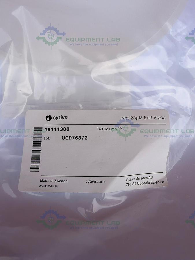 Lot of 2 - Cytiva / GE / Pharmacia 18111300 NET 23um End Piece BPG 140 PP