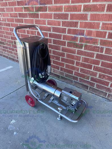 Used Viking / Idex S2S Rotary Lobe Pump w/ Stainless 1.5 HP Motor, Controller