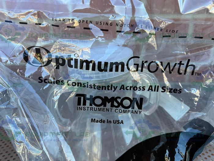 Lot of 2 - Thomson  931116 Optimum Growth 5L Flask w/ Vent Cap, Sterile