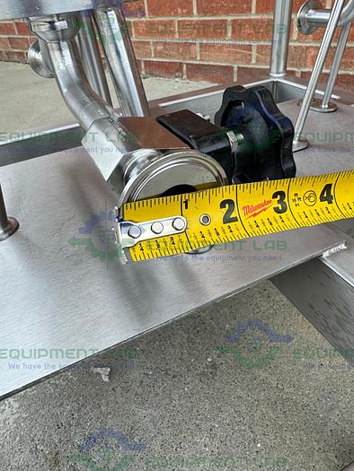 Used Allegheny  Stainless Steel Double Cartridge Filter Housing Skid  8" and 4"