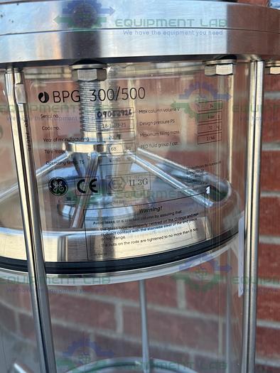 Used Cytiva / GE / Pharmacia BPG 300 / 500 Chromatography Column 34 L