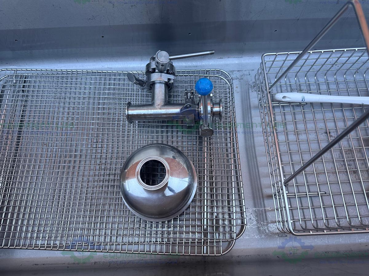 Used Sani Matic Stainless Steel 350 Liter COP System Parts Washer Skid