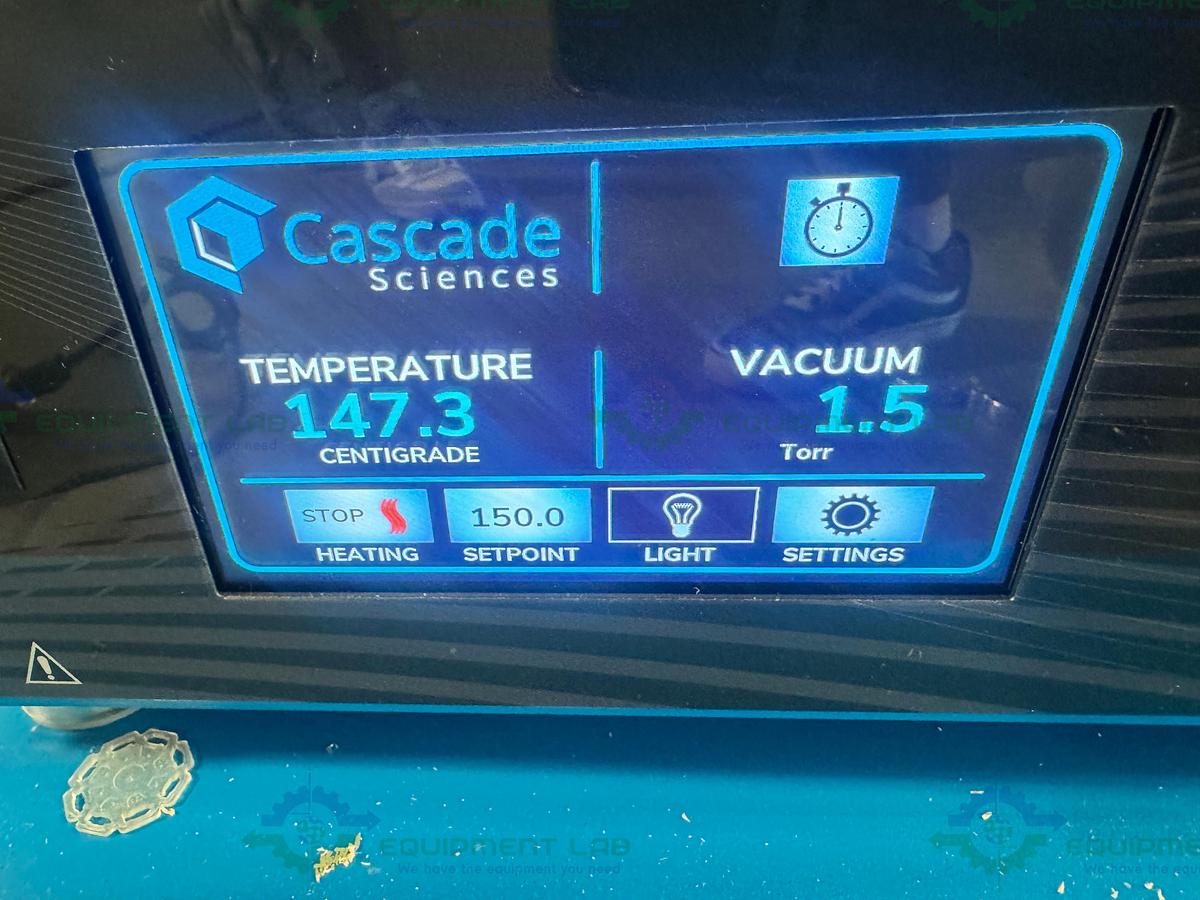 Used Cascade CVO-5 Double Up Vacuum Oven 14.4C to 150C, 4.5 Cu. Ft with Shelves