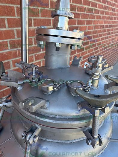 Used Letsch 260 Liter Jacketed Stainless Steel Reactor w/ 3/4 HP Bottom Mixer
