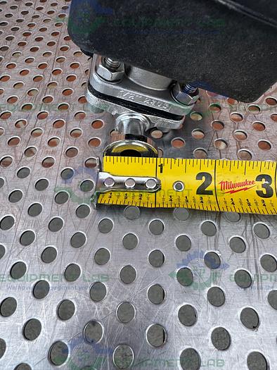 Used ITT Pure Flo .5-316L- RA20MAX-CWP150 Diaphragm Valve A205 w/.5" Sanitary Fitting