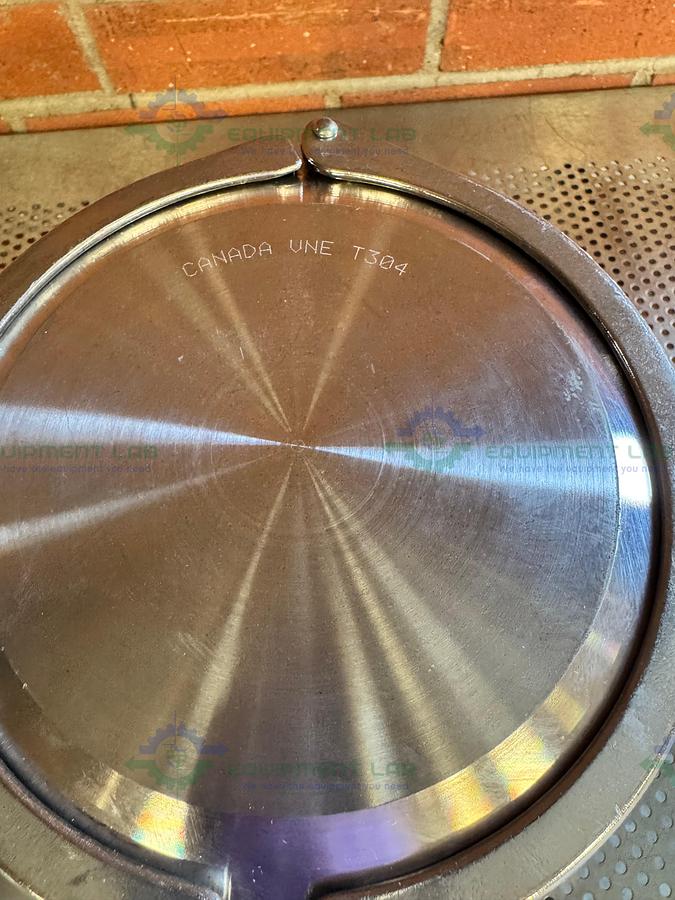 Used Stainless Steel 6.5" x 12" Column w/ 1 1/2" Sanitary Fitting Port