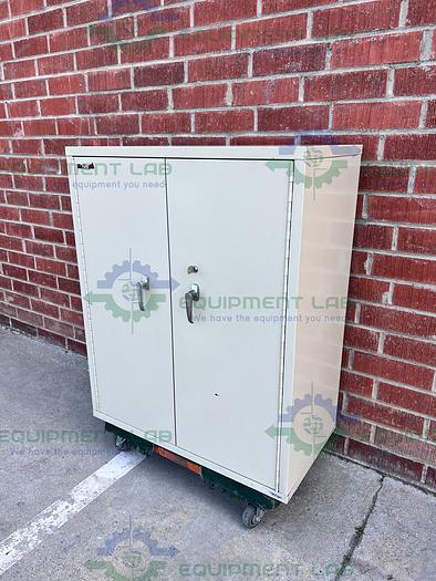 Used FireKing FL2013122041 44" High Two Door, 2 Shelf Fire Resistant Storage Cabinet