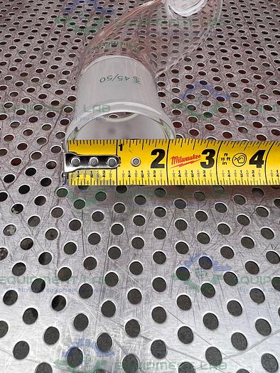 Used Chemglass CG-1033-45 Offset Adapter 45/50 Joint, 270mm H x 75mm W