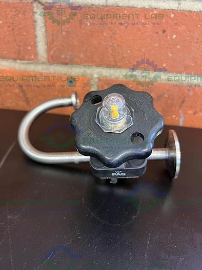 Used ITT Pure-Flo Diaphragm .5-316L-RA20MAX-CWP 150 Valve w/ 1/2" Sanitary Fitting