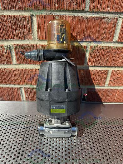 Used ITT Pure-Flo  A217 Diaphragm Valves 90PSI w/ 1 1/2" Sanitary Fitting