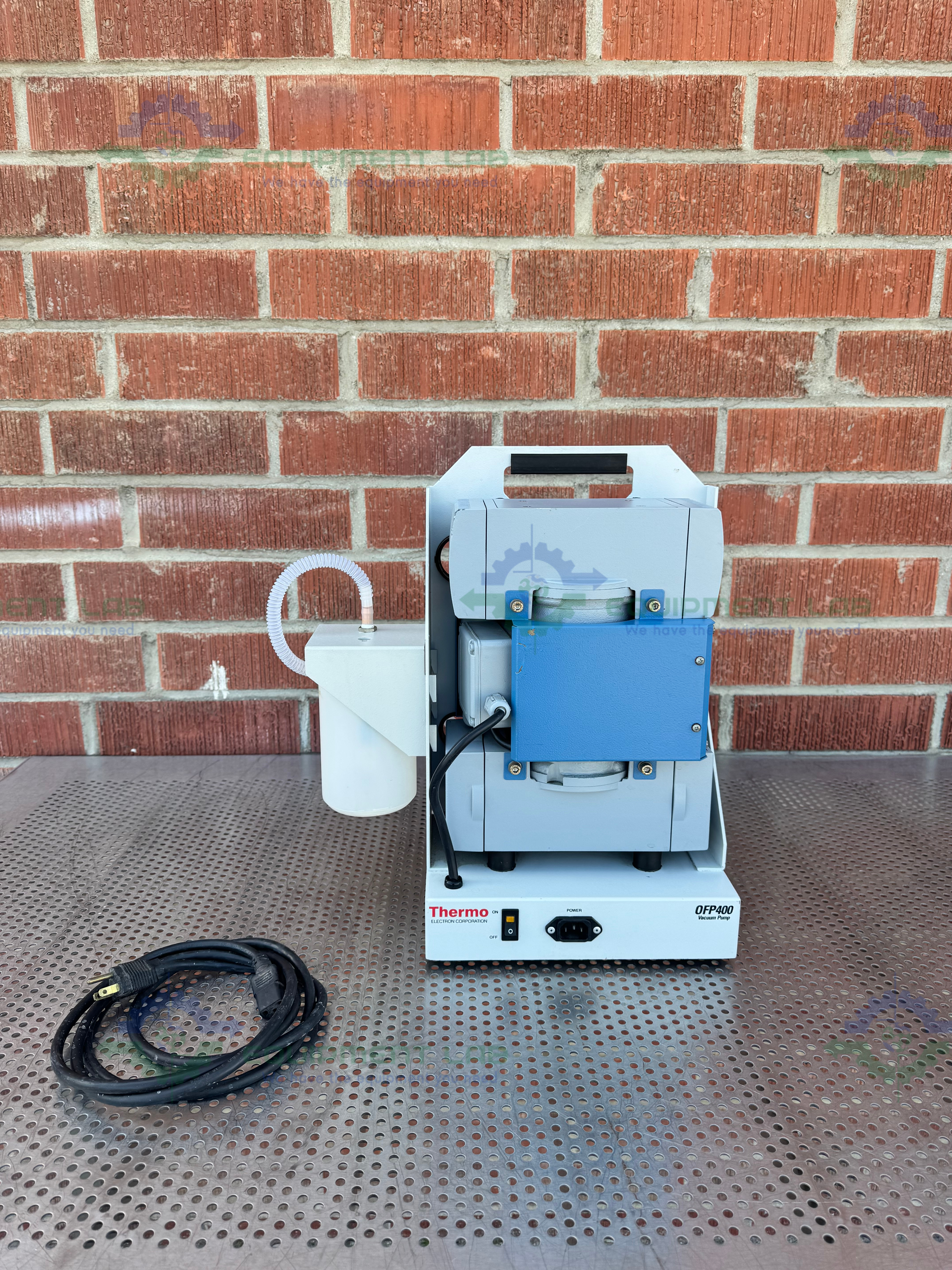 Used Thermo Fisher OFP400-115 Oil Free Vacuum Pump 115V 50/60 Hz, 2 Amp