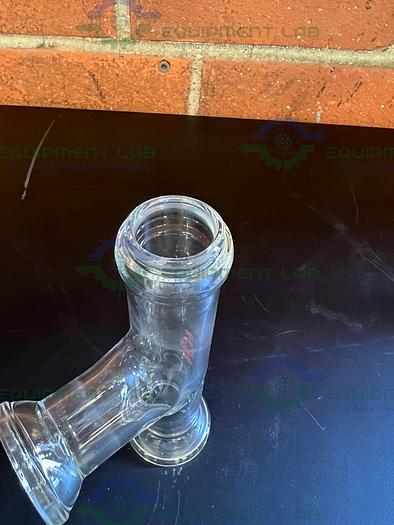 Used Buchi AG Borosilicatglas 3.3  Katalog 8801 Tee Fitting 31mm x 50mm x 50mm