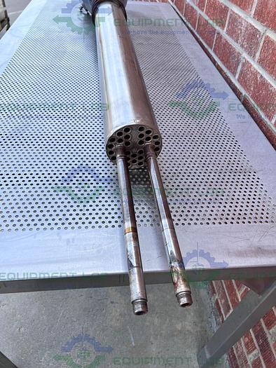 Used Finn-Aqua  Stainless Steel Jacketed Heat Exchanger 9" x 80"