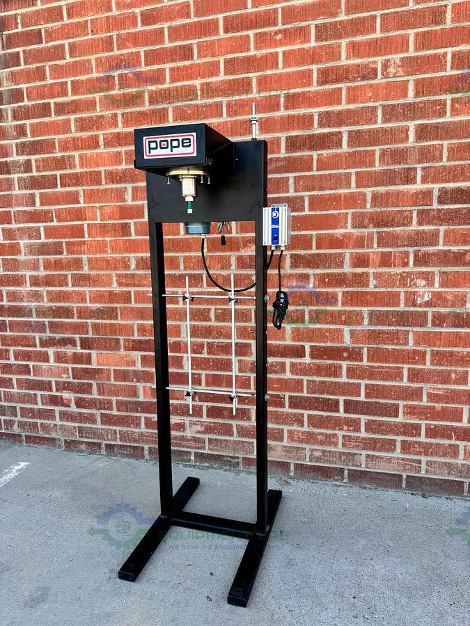 for parts or not working Pope Scientific Wiped Film Evaporator Frame w/ Graham 6017 Motor 1/3 HP