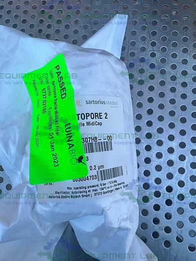 Used Sartorius  5445307H8 Sartopore 2 Steril MidiCap 0.45 + 0.2 um